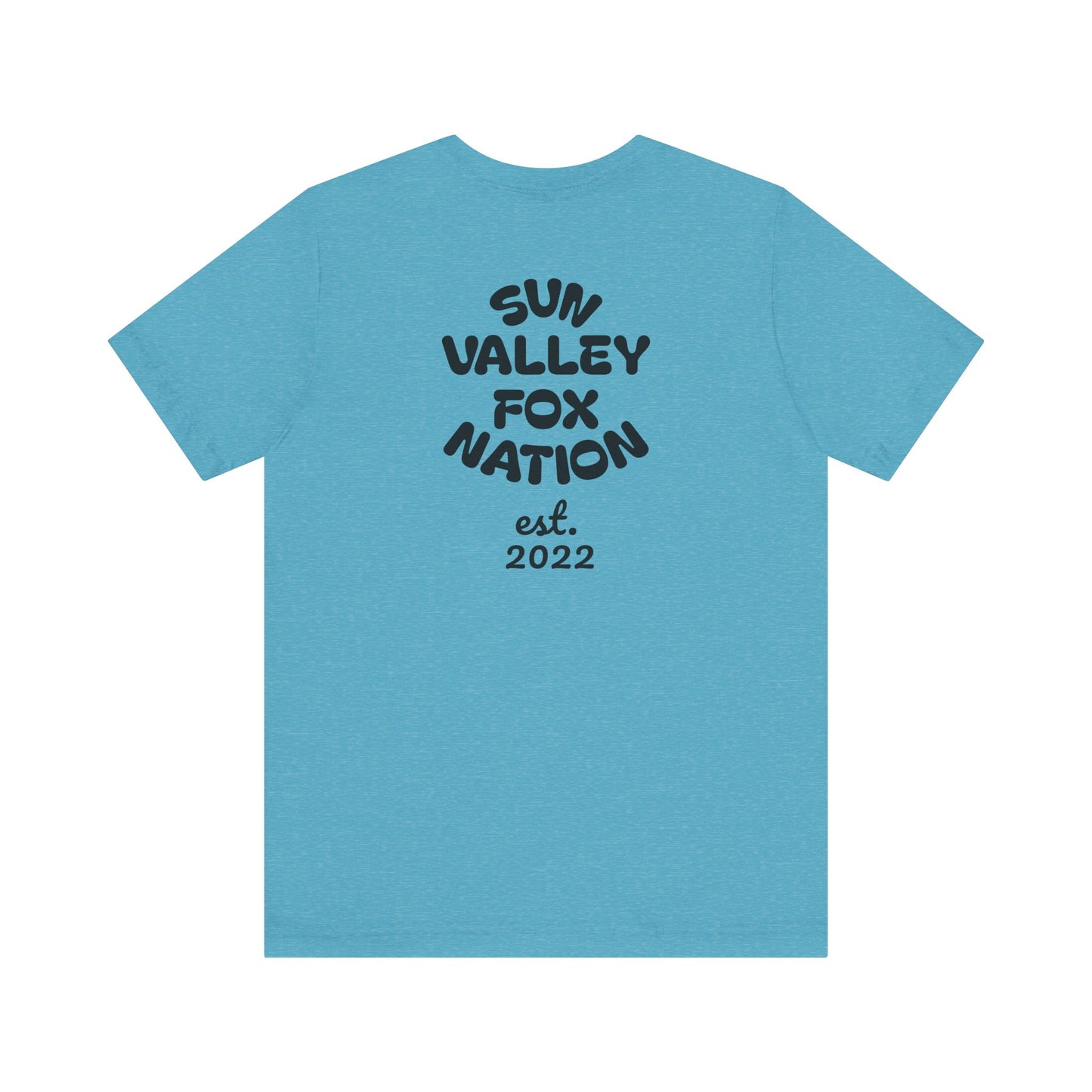 Cool Graphic Tee: Sun Valley Fox Nation, Fun Casual Wear, Unique T-Shirt
