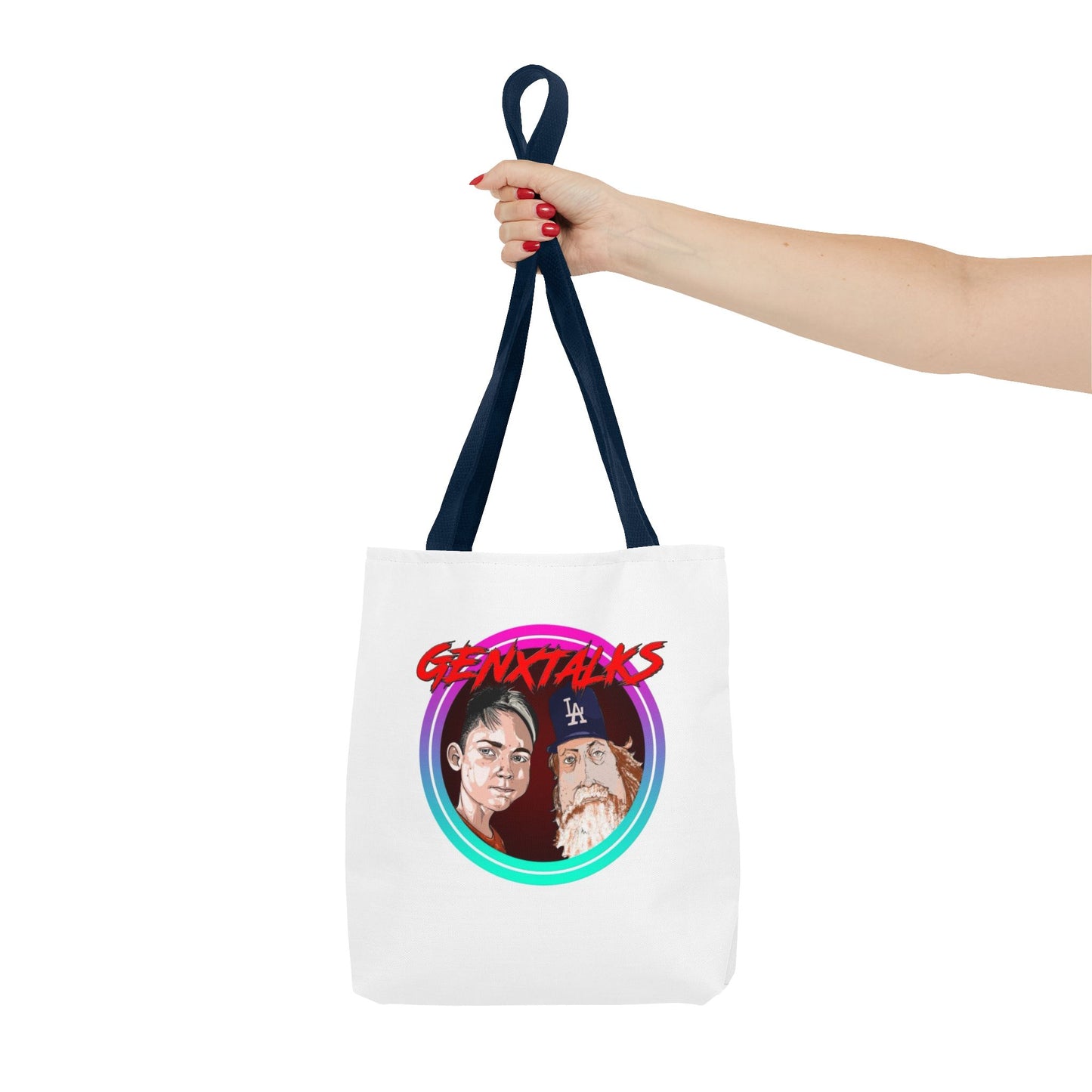 Vibrant GENXTALKS Graphic Tote Bag