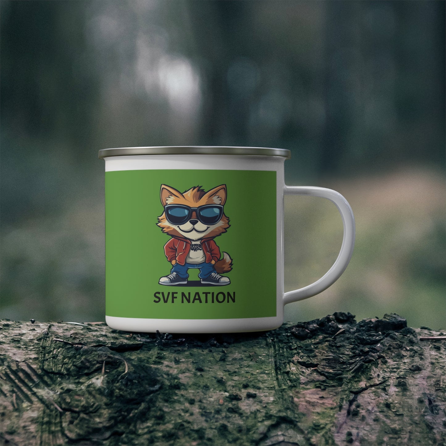 SVF NATION Eco-Friendly Enamel Camping Mug