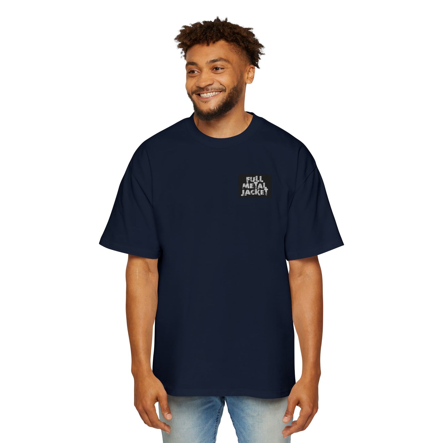 Full Metal Jacket Zipper Quote - Oversized Tee