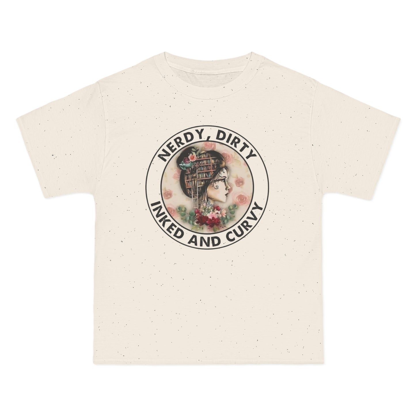 Nerdy and Curvy T-Shirt | Fun Graphic Tee, Quirky Gift, Casual Wear, Inked Style, Summer Fashion