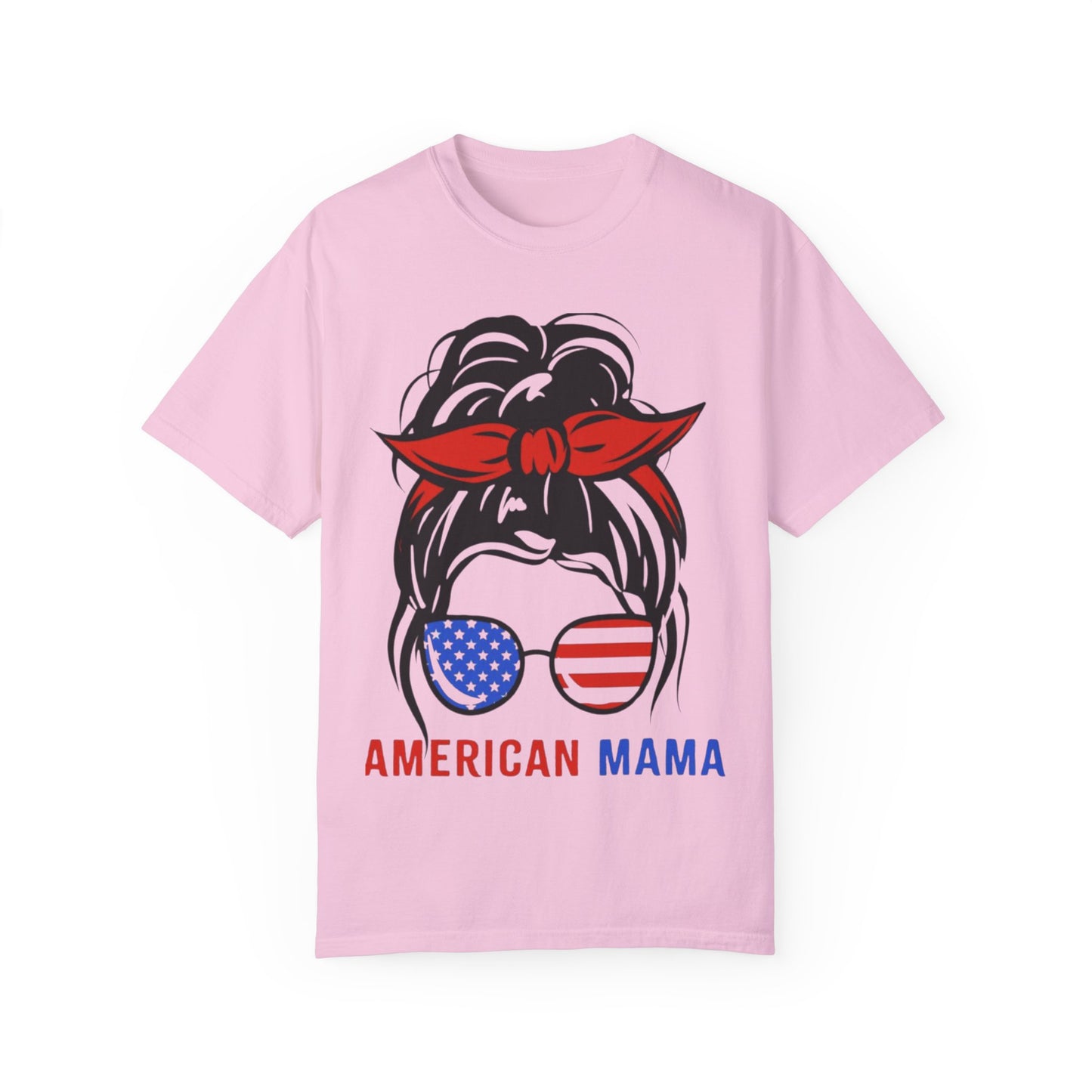 American Mama Graphic T-Shirt for Patriotic Moms