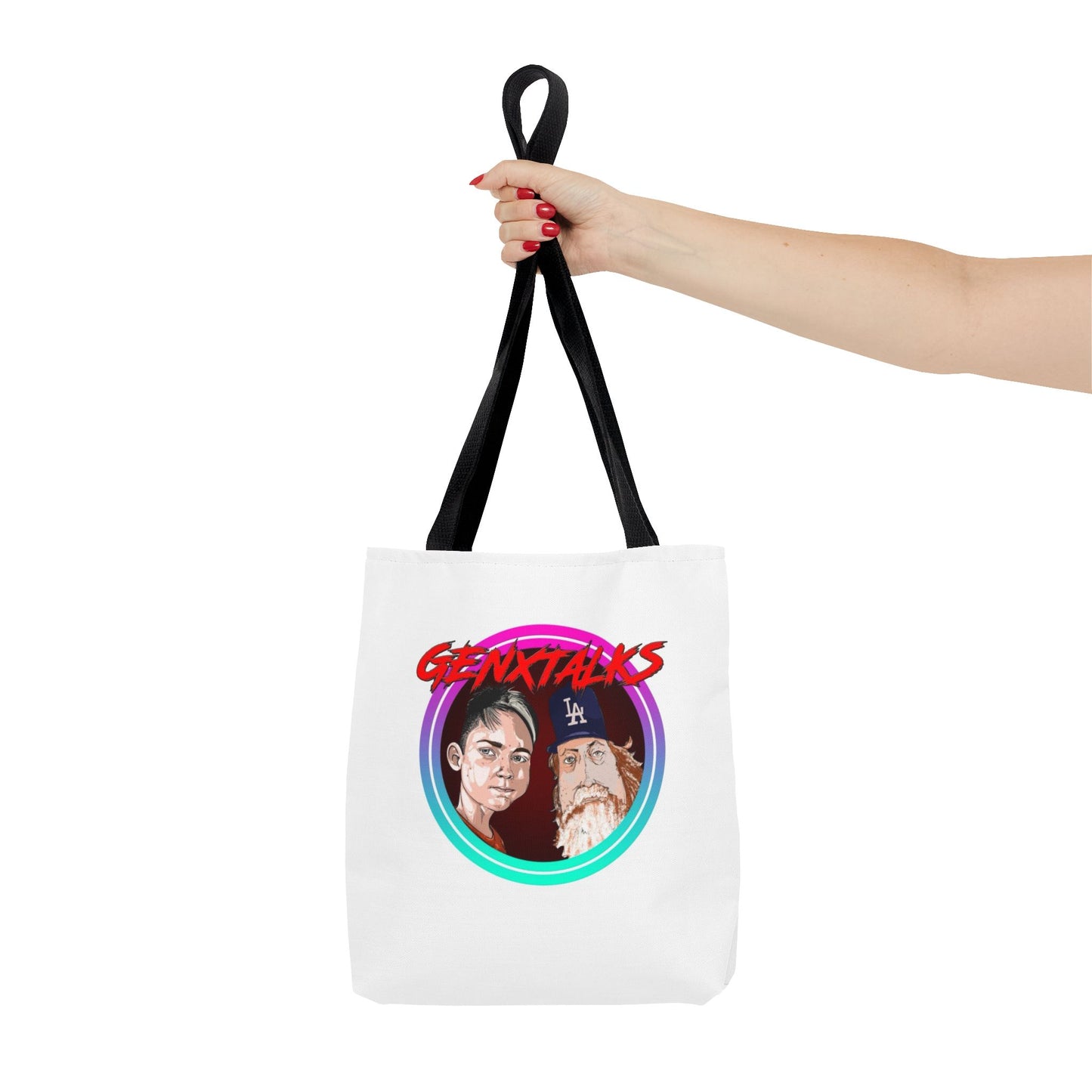 Vibrant GENXTALKS Graphic Tote Bag