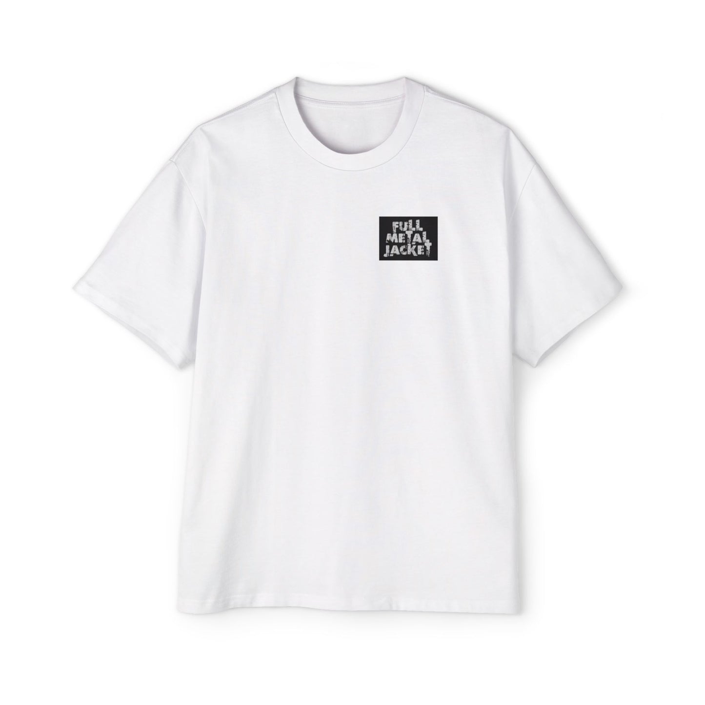 Full Metal Jacket Zipper Quote - Oversized Tee