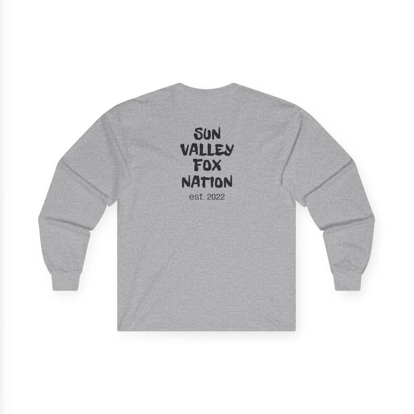 SUN VALLEY FOX Graphic Long Sleeve Tee, Retro Fox Shirt, Sun Valley Fox Nation, Cozy Everyday Wear