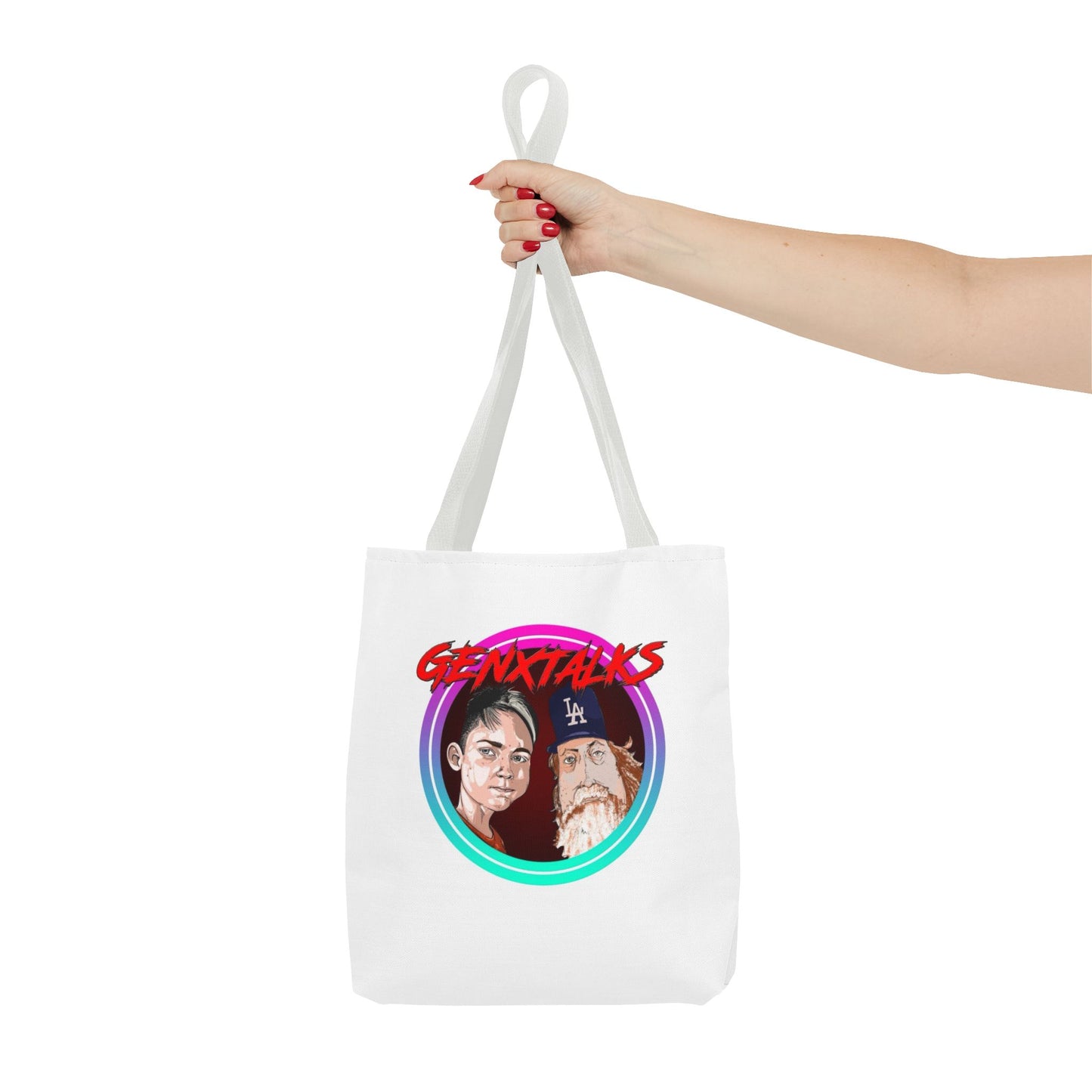 Vibrant GENXTALKS Graphic Tote Bag