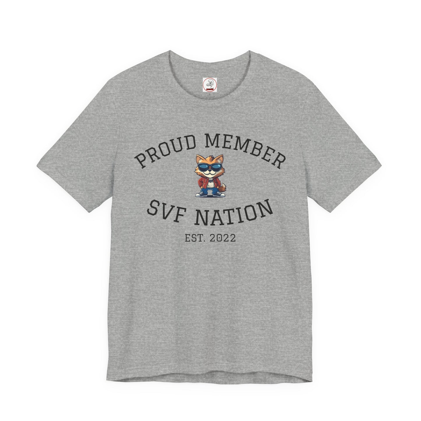 SVF Nation Proud Member Tee - Unisex T-Shirt for Fans, Casual Wear, Birthday Gifts, Team Spirit, Community Love