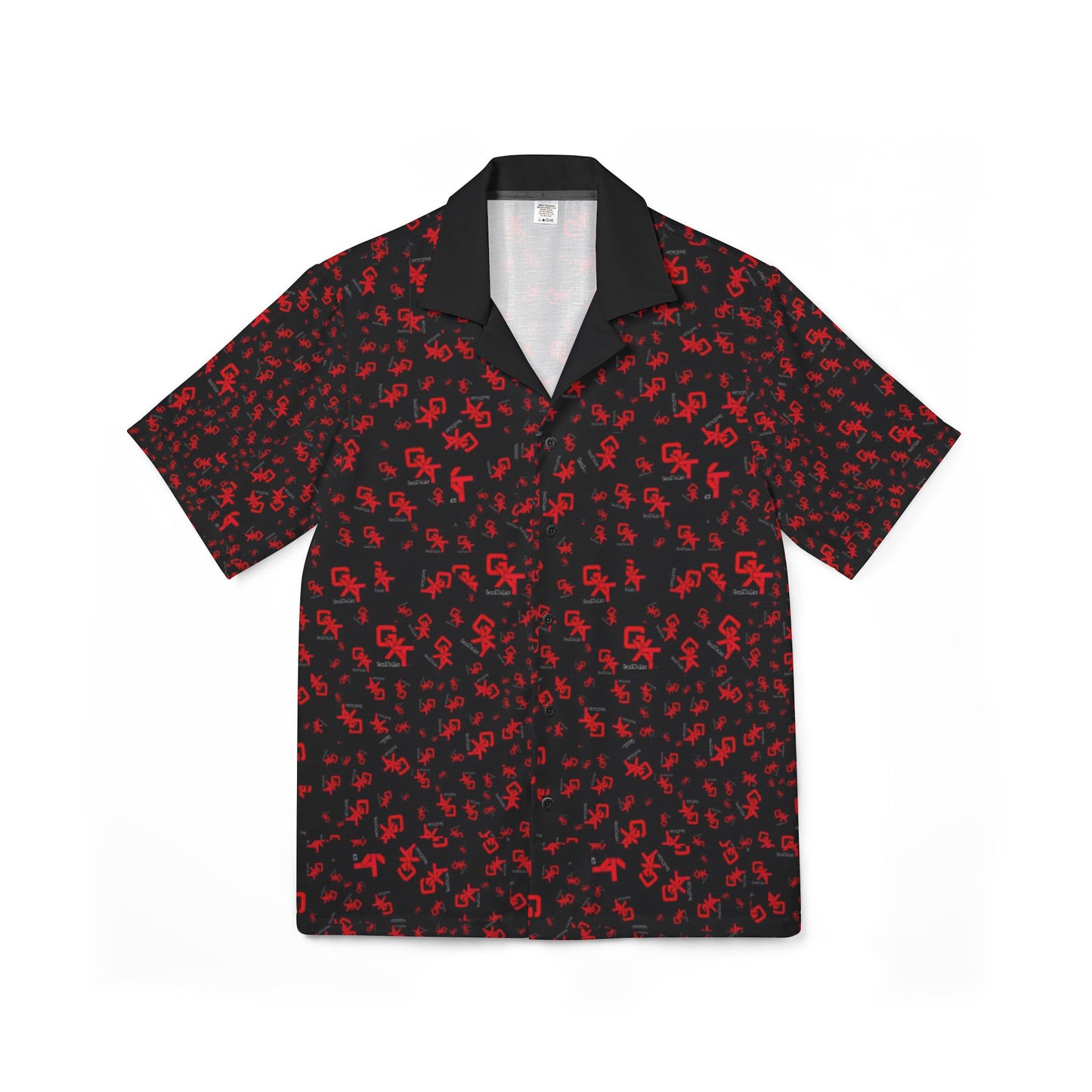 GXT Crazy - Bold Red Men's Hawaiian Design