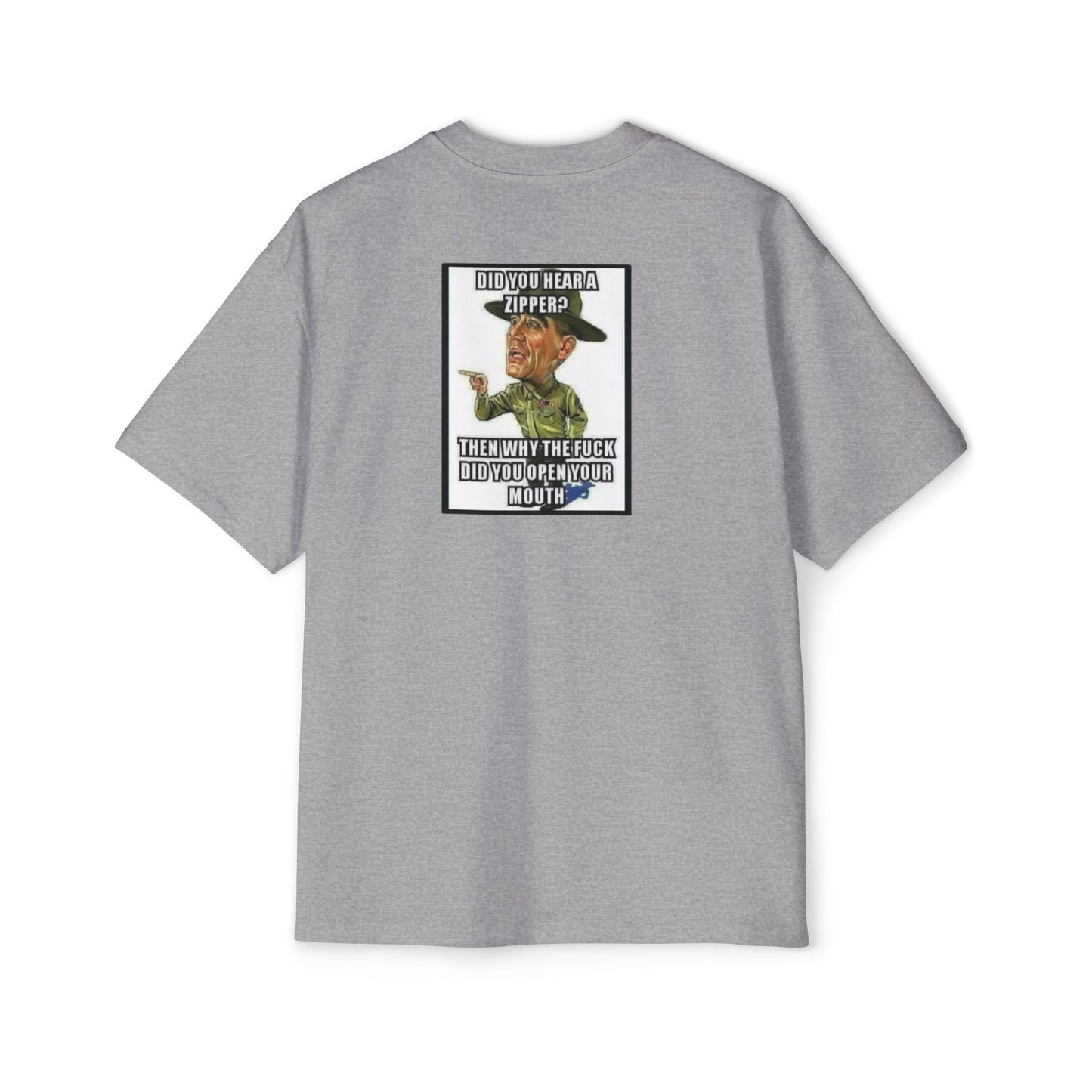 Full Metal Jacket Zipper Quote - Oversized Tee