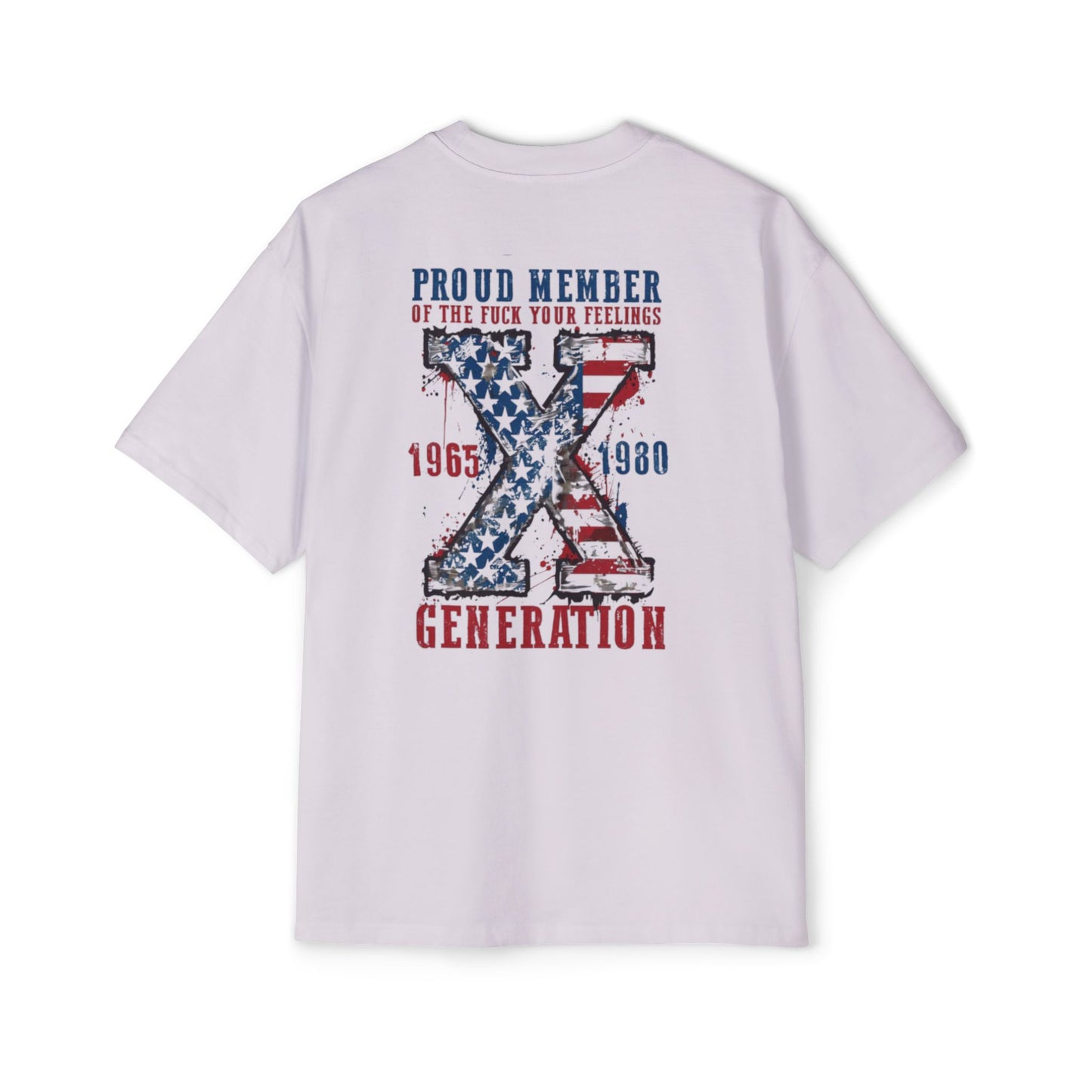 Proud Member Oversized Tee - Generation X Graphic T-Shirt