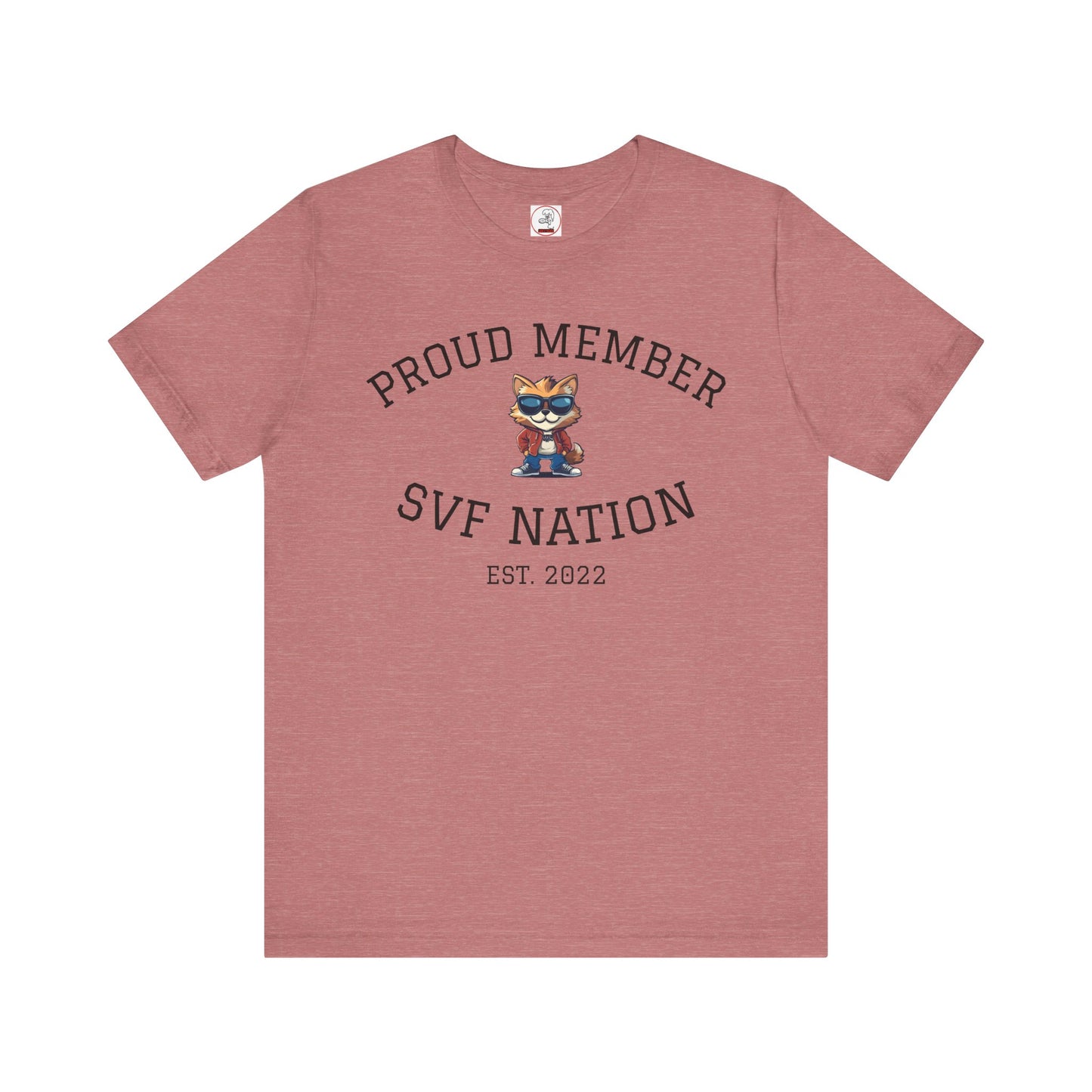 SVF Nation Proud Member Tee - Unisex T-Shirt for Fans, Casual Wear, Birthday Gifts, Team Spirit, Community Love