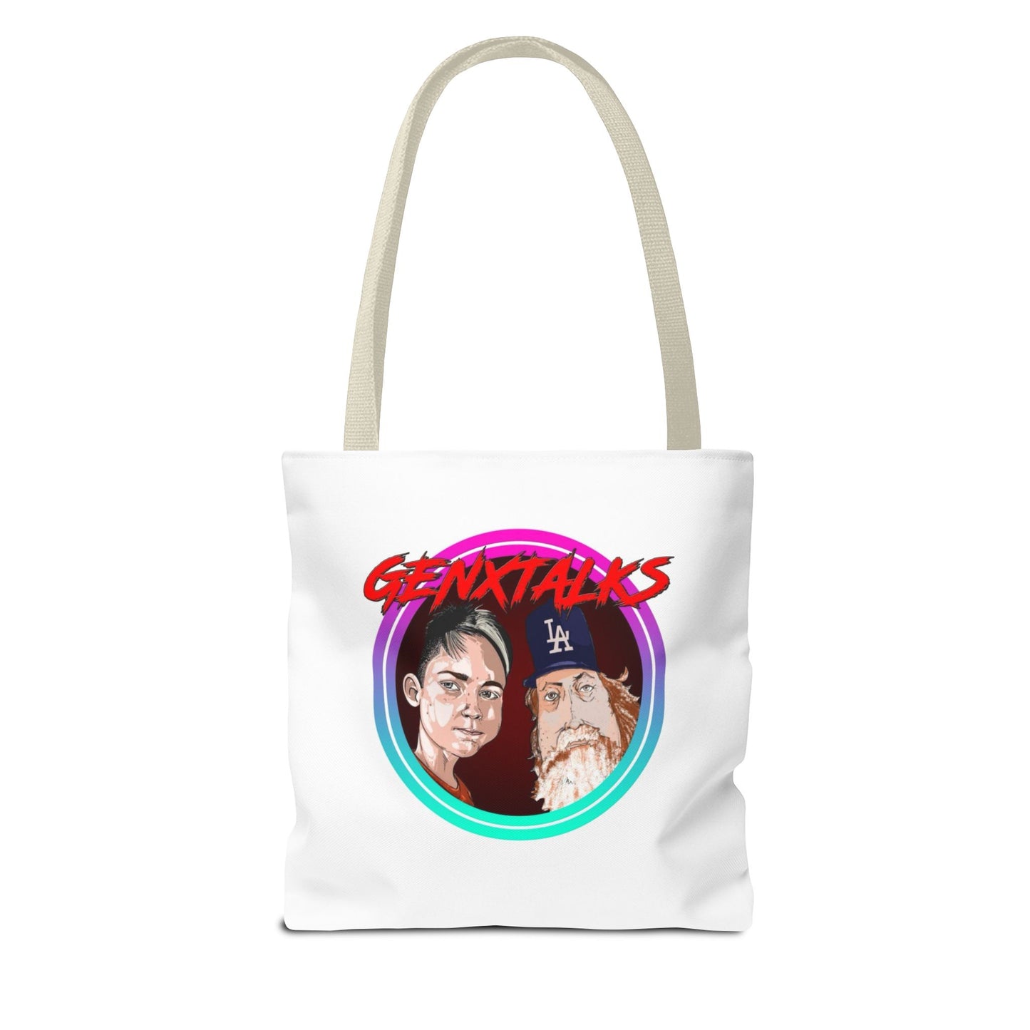 Vibrant GENXTALKS Graphic Tote Bag