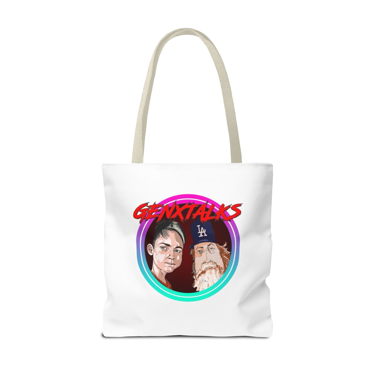 Vibrant GENXTALKS Graphic Tote Bag