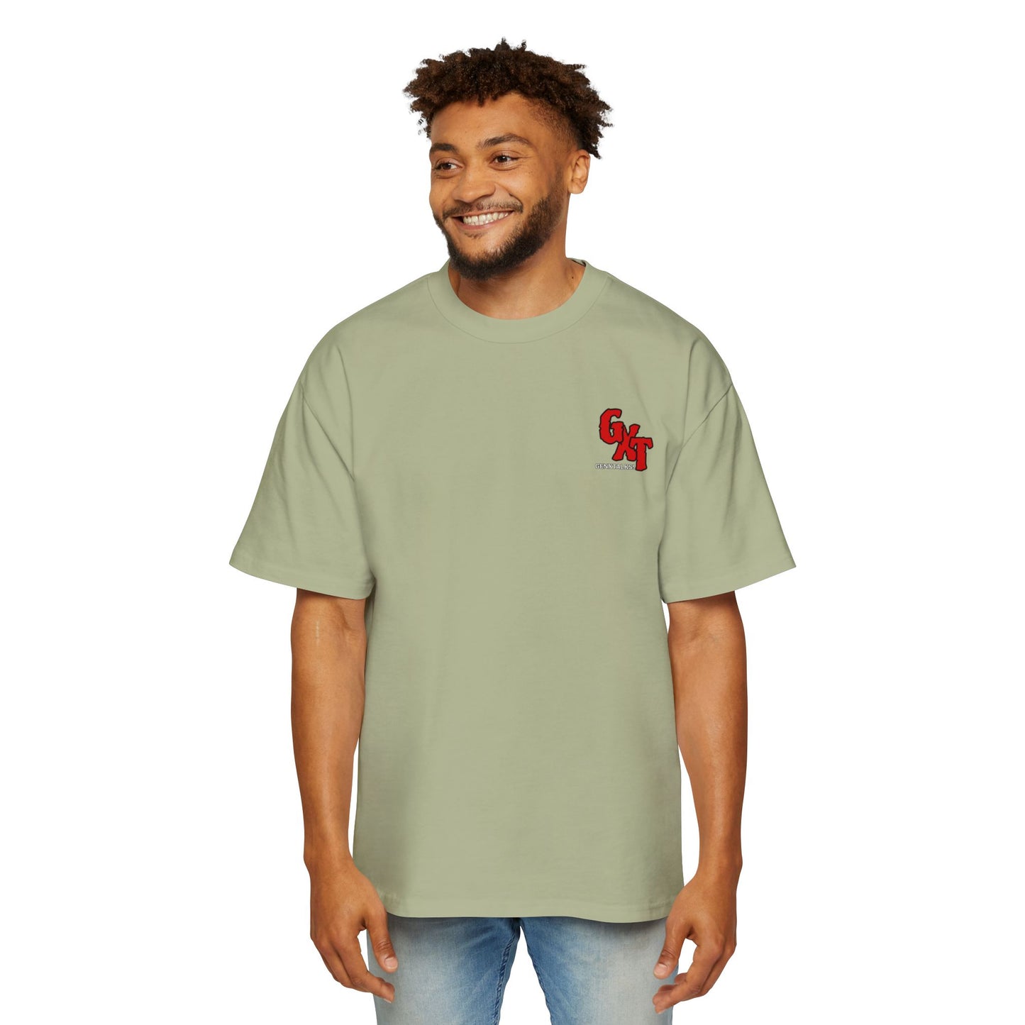 Til the last one-Men's Heavy Oversized Tee - Generation X Skull Graphic T-Shirt