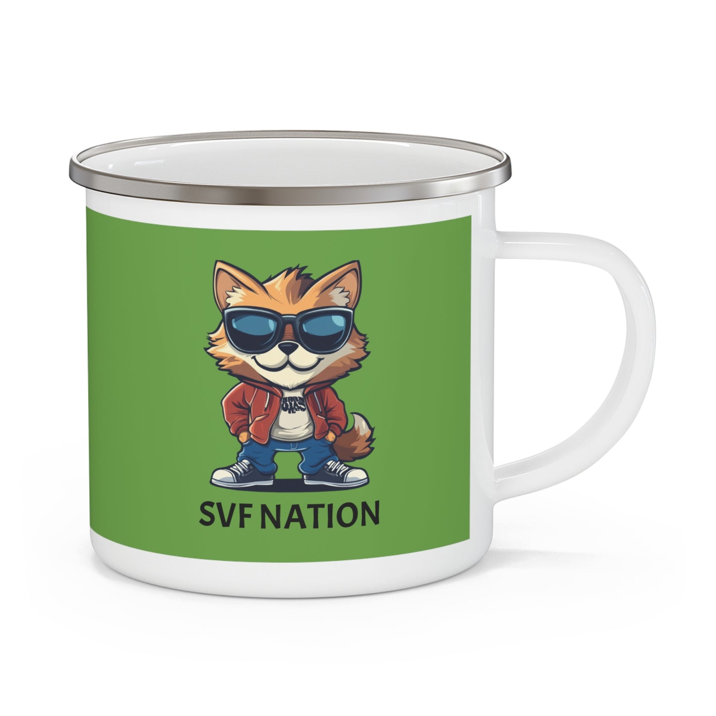 SVF NATION Eco-Friendly Enamel Camping Mug