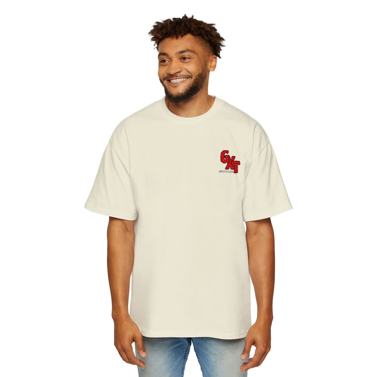 Til the last one-Men's Heavy Oversized Tee - Generation X Skull Graphic T-Shirt