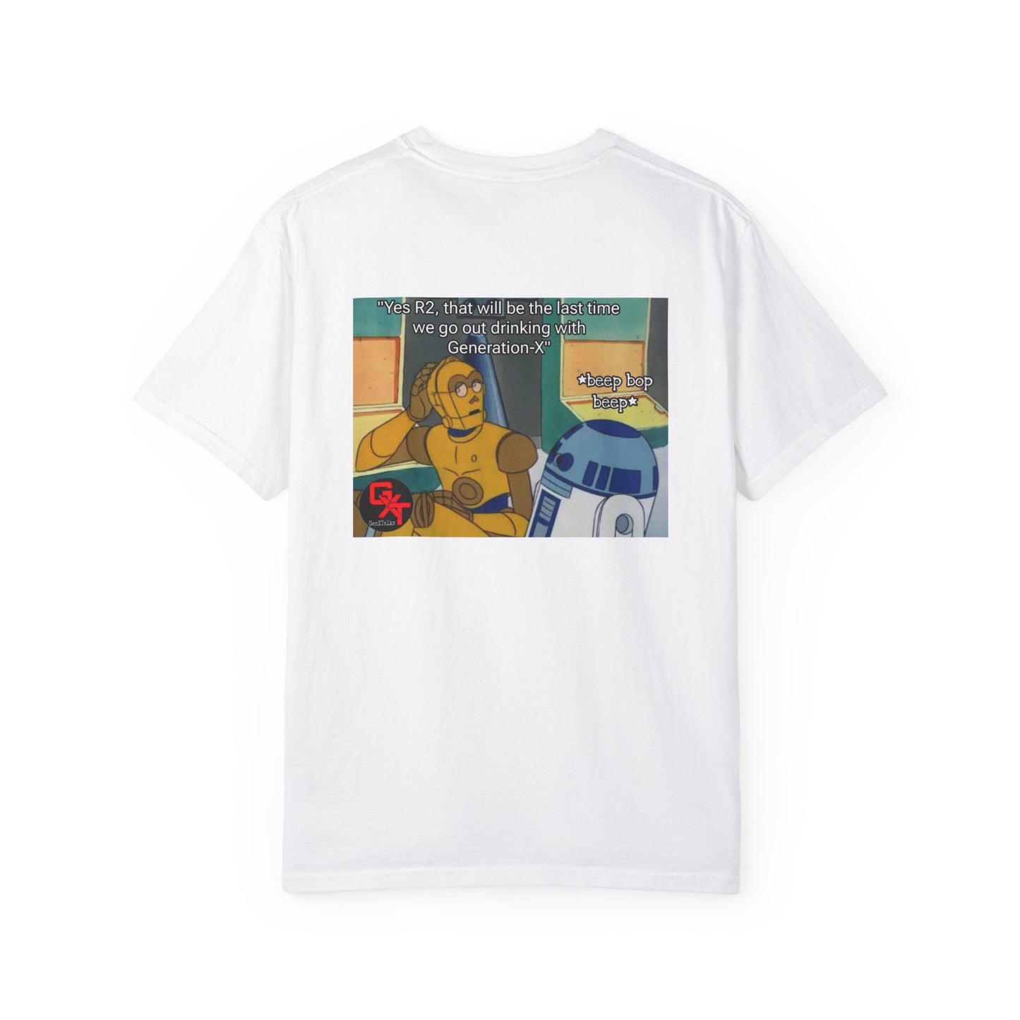 Droids hangover- Unisex T-Shirt with Graphic Humor - Perfect for Casual Outings & Gift Giving