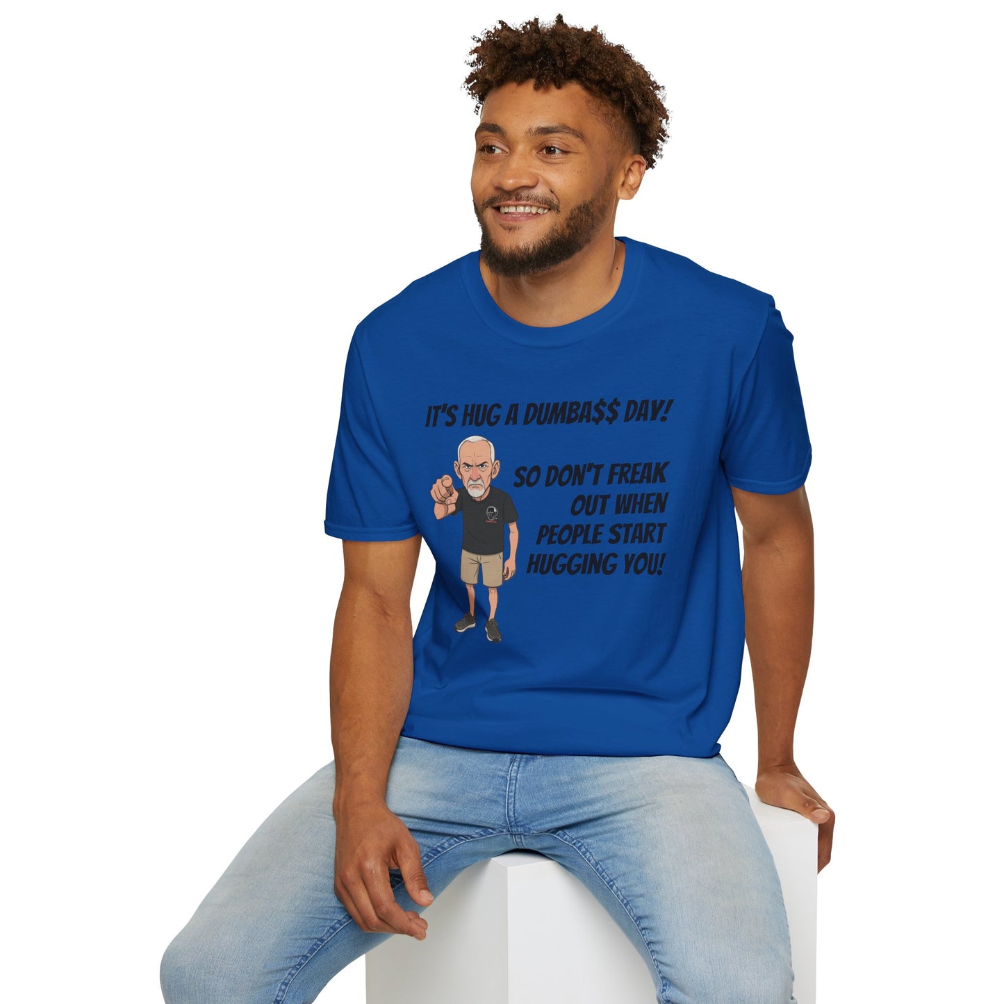 Sun Valley Fox Hug A Dumbass Day, Gift for Friends, Humorous Tee, Casual Wear