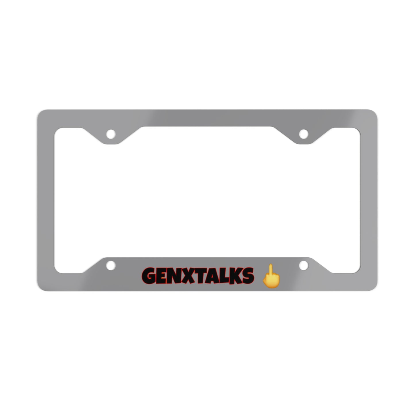 GENXTALKS- Middle Finger- (grey) Metal frame