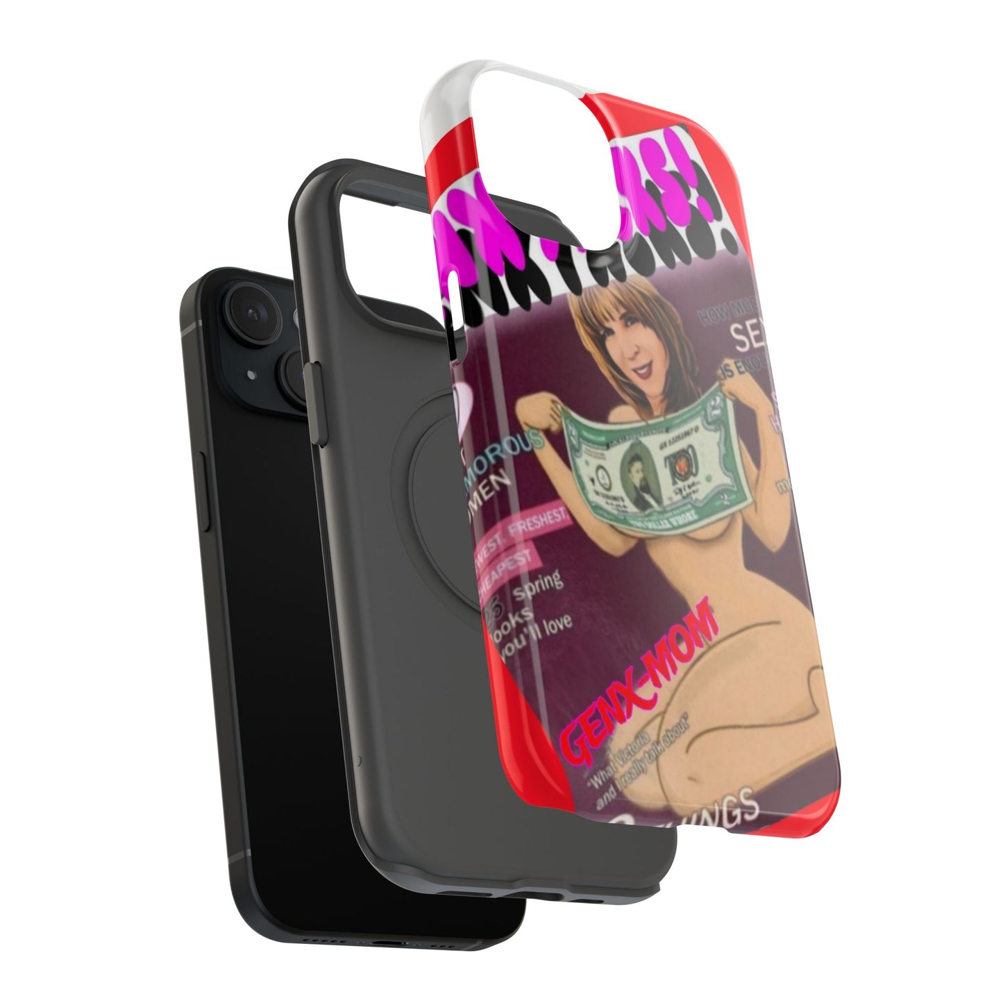 Gen X Mom-Impact-Resistant Phone Case - Retro Humor & Nostalgia