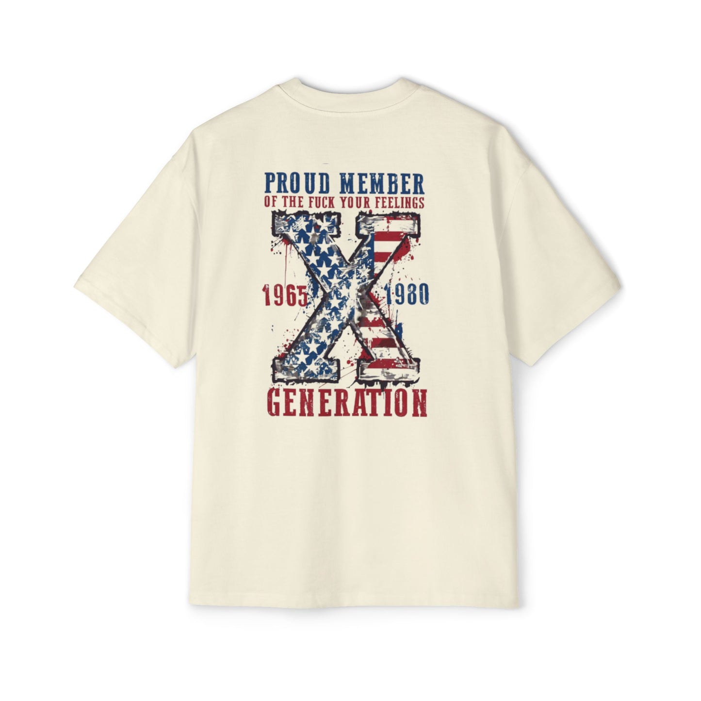 Proud Member Oversized Tee - Generation X Graphic T-Shirt