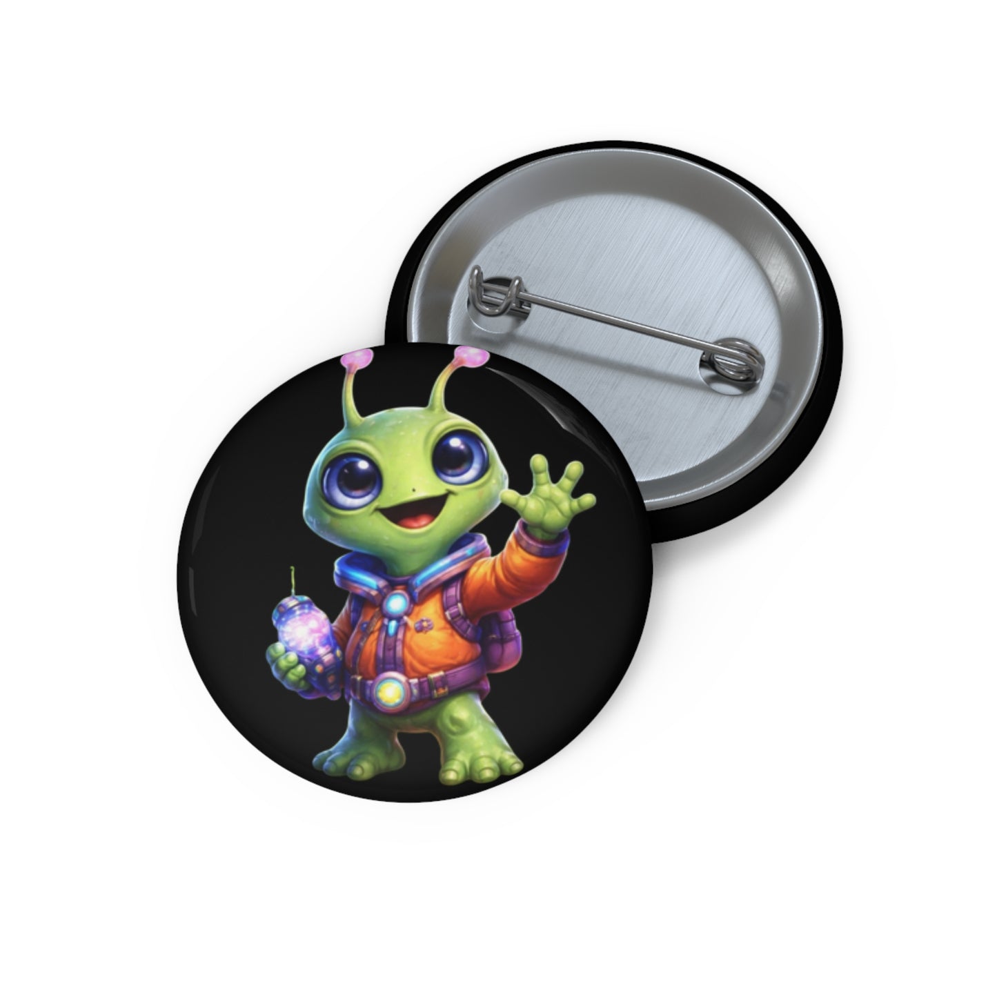 Glib-Glob!  1-1/4" Button