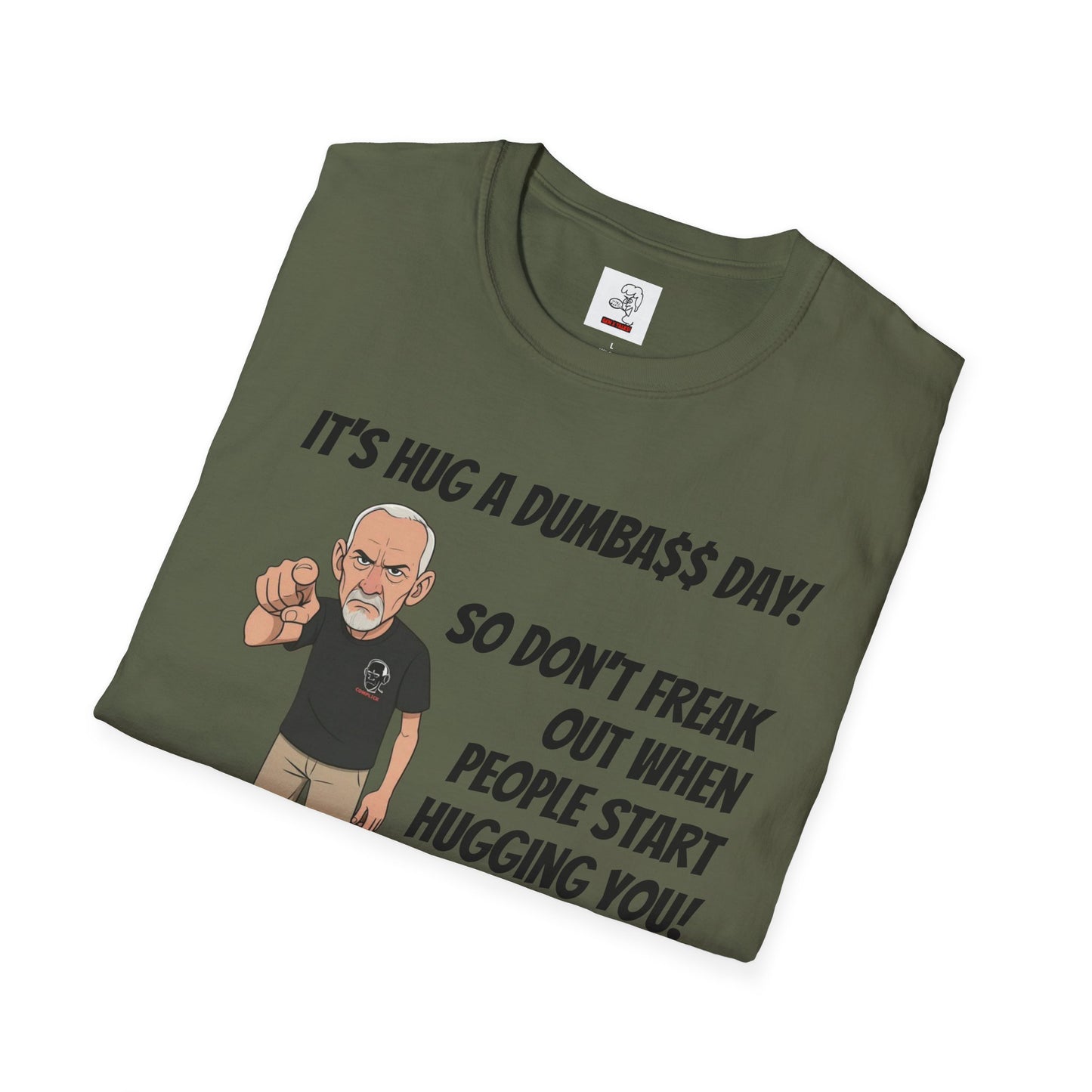 Sun Valley Fox Hug A Dumbass Day, Gift for Friends, Humorous Tee, Casual Wear