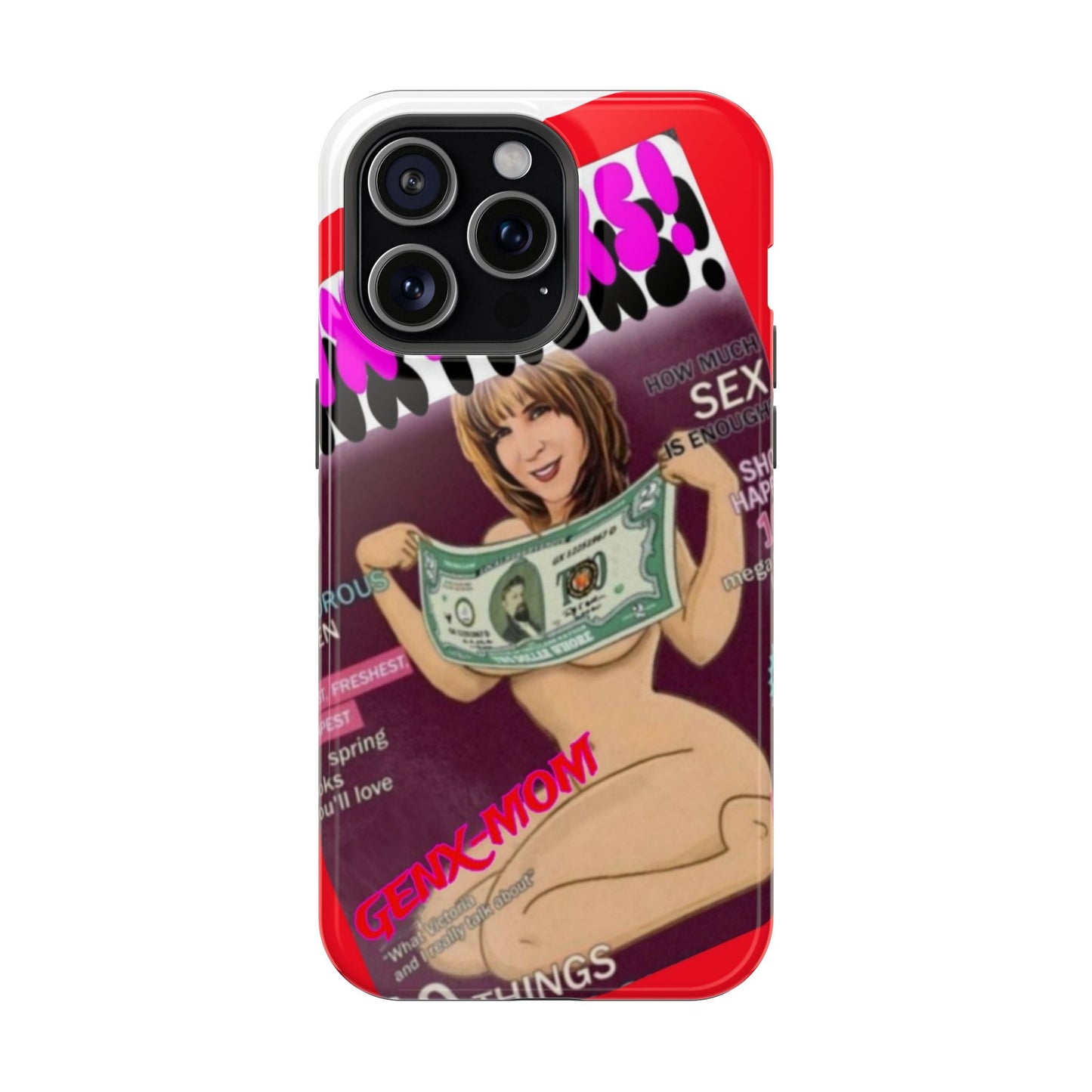 Gen X Mom-Impact-Resistant Phone Case - Retro Humor & Nostalgia