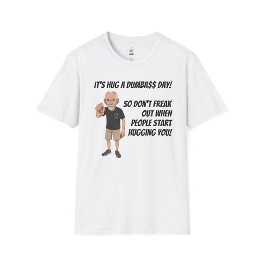 Sun Valley Fox Hug A Dumbass Day, Gift for Friends, Humorous Tee, Casual Wear