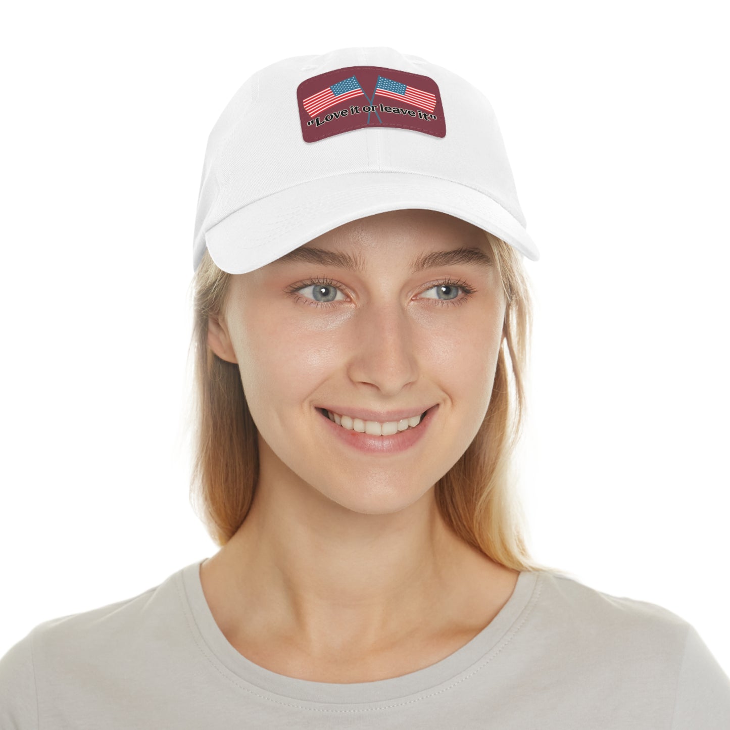 "Love it or leave it" Cap with patch