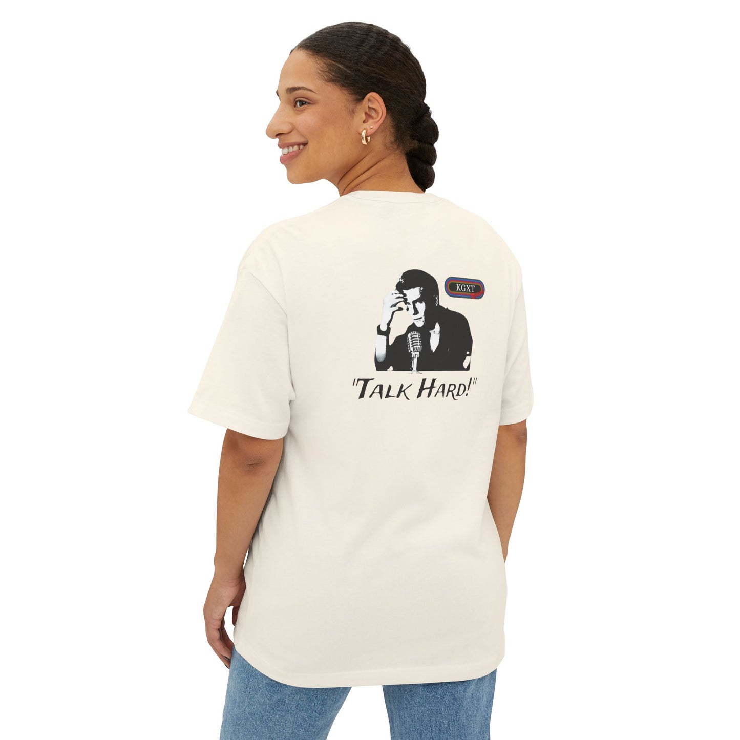 'Talk Hard!' Graphic - T-Shirt for Casual Style