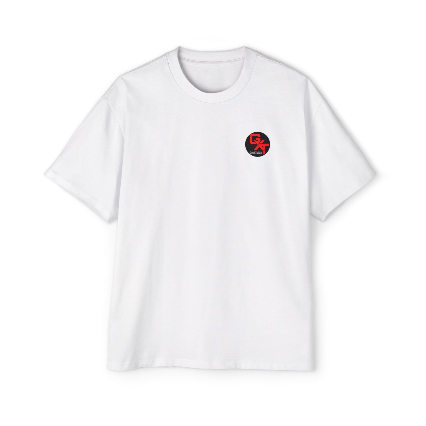 Men's Heavy Oversized Tee - Generation X Graphic T-Shirt with Fun Quote