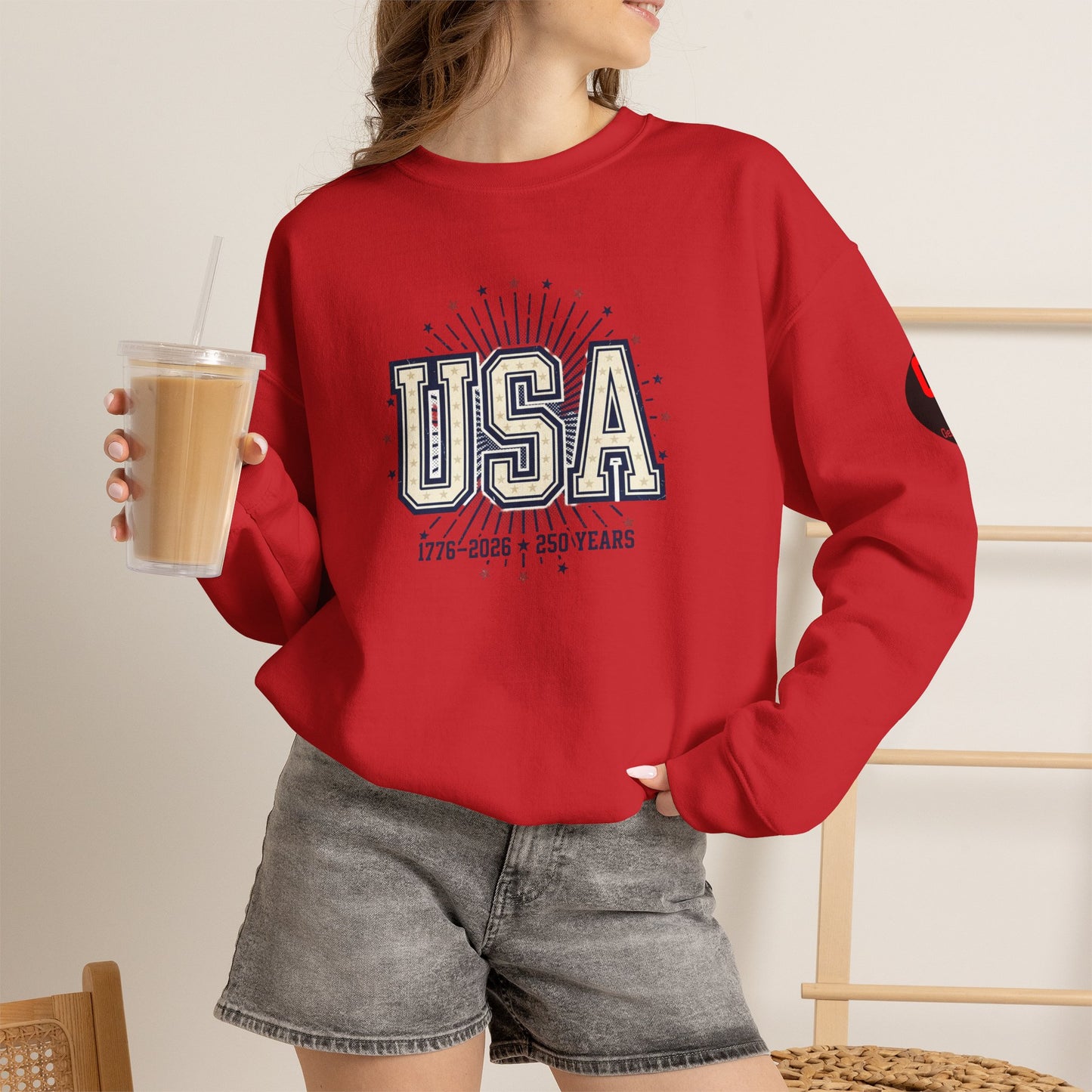 USA Vintage Americana Crewneck Sweatshirt