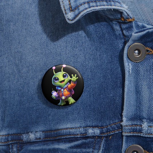 Glib-Glob!  1-1/4" Button