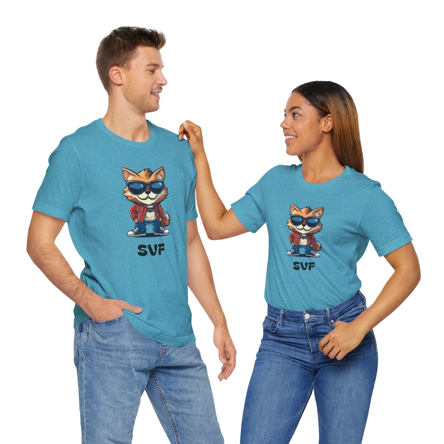 Cool Graphic Tee: Sun Valley Fox Nation, Fun Casual Wear,  Unique T-Shirt