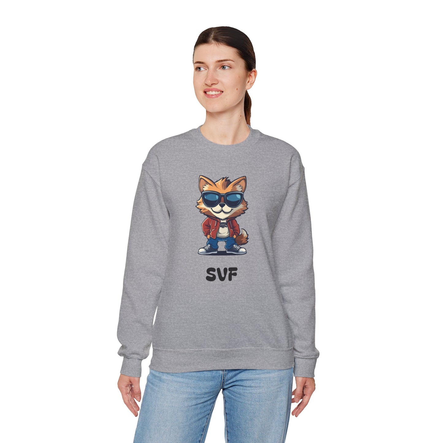 Sun Valley Fox Nation Crewneck Sweatshirt | Unisex Sweatshirt for Casual Wear