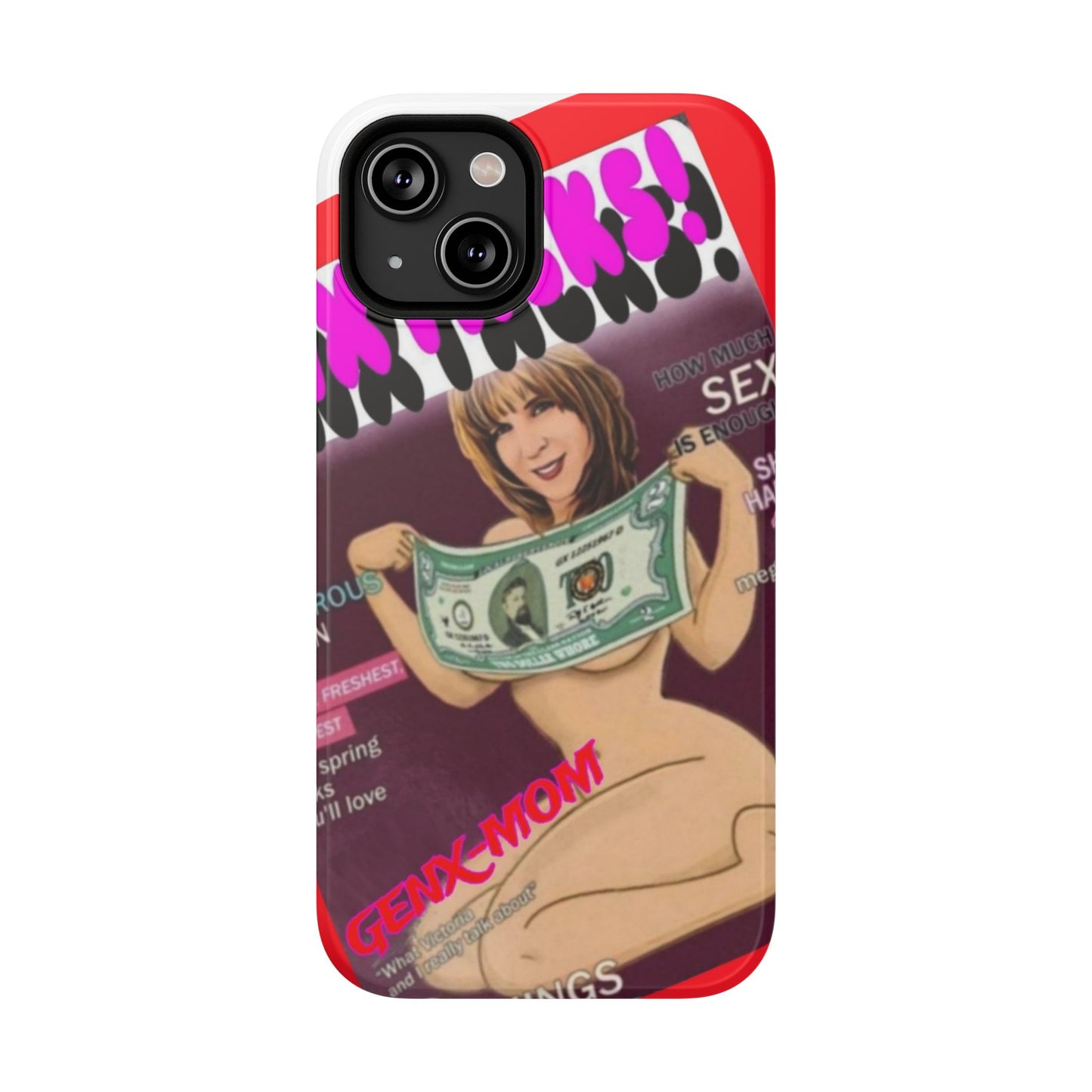 Gen X Mom-Impact-Resistant Phone Case - Retro Humor & Nostalgia
