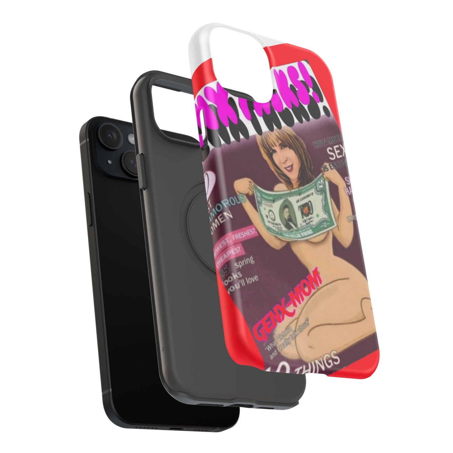 Gen X Mom-Impact-Resistant Phone Case - Retro Humor & Nostalgia