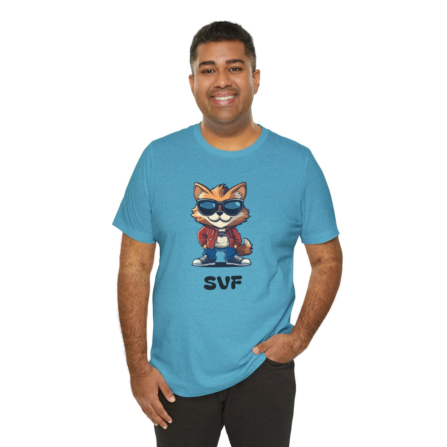 Cool Graphic Tee: Sun Valley Fox Nation, Fun Casual Wear,  Unique T-Shirt