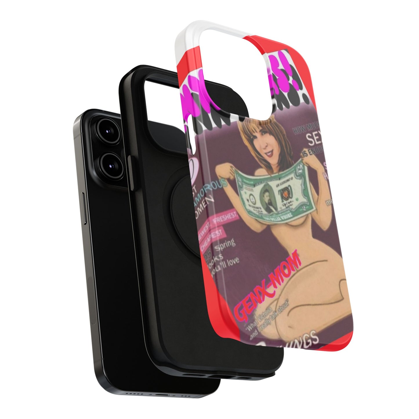 Gen X Mom-Impact-Resistant Phone Case - Retro Humor & Nostalgia