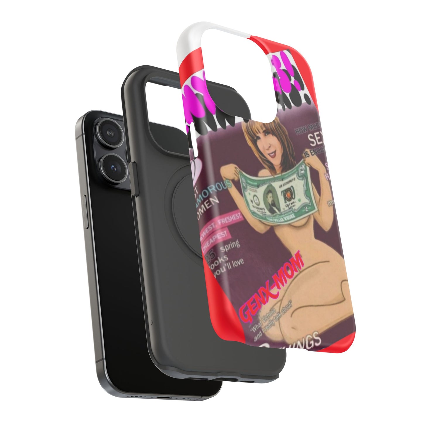 Gen X Mom-Impact-Resistant Phone Case - Retro Humor & Nostalgia