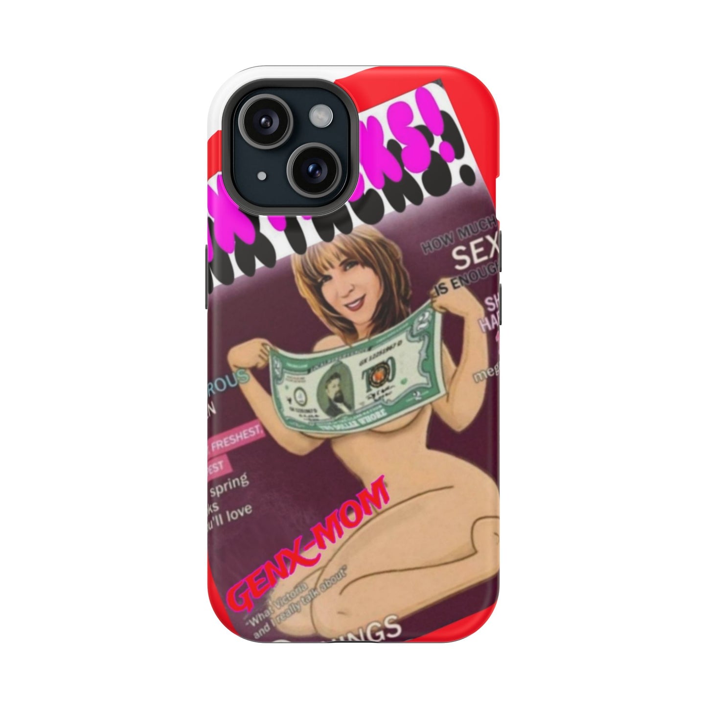 Gen X Mom-Impact-Resistant Phone Case - Retro Humor & Nostalgia