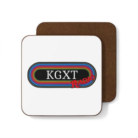 KGXT radio-Hardboard Back Coaster