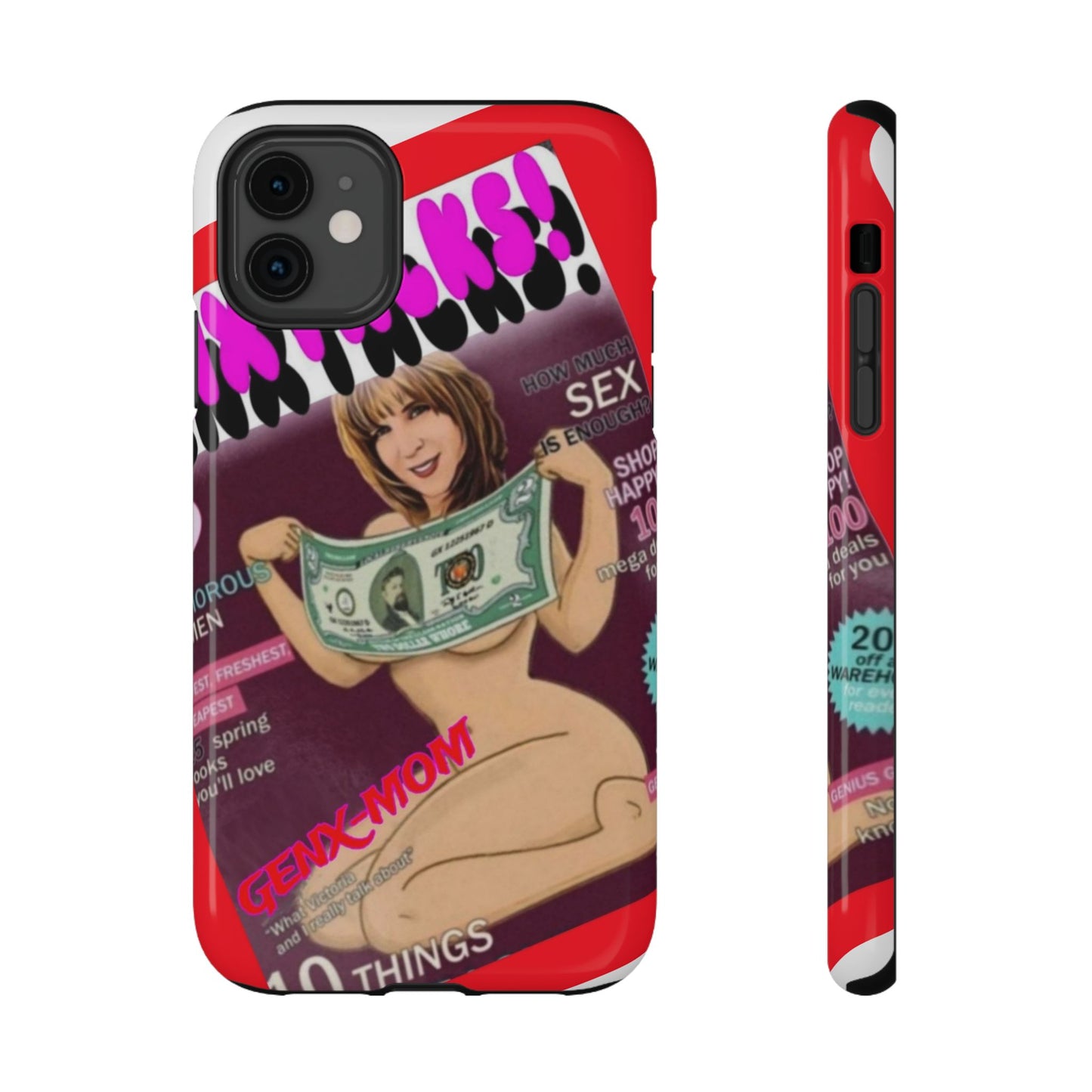 Gen X Mom-Impact-Resistant Phone Case - Retro Humor & Nostalgia