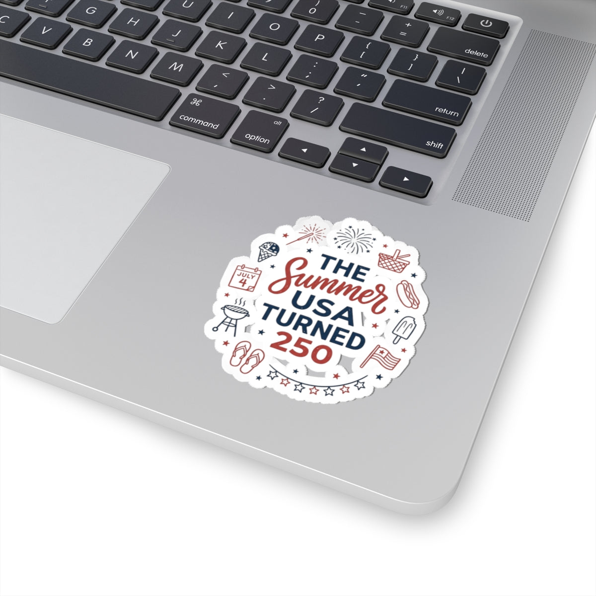 Patriotic Summer USA Sticker
