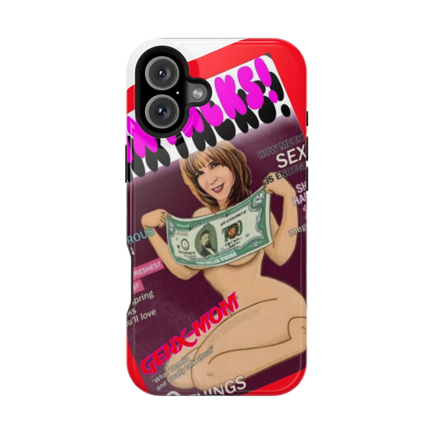 Gen X Mom-Impact-Resistant Phone Case - Retro Humor & Nostalgia