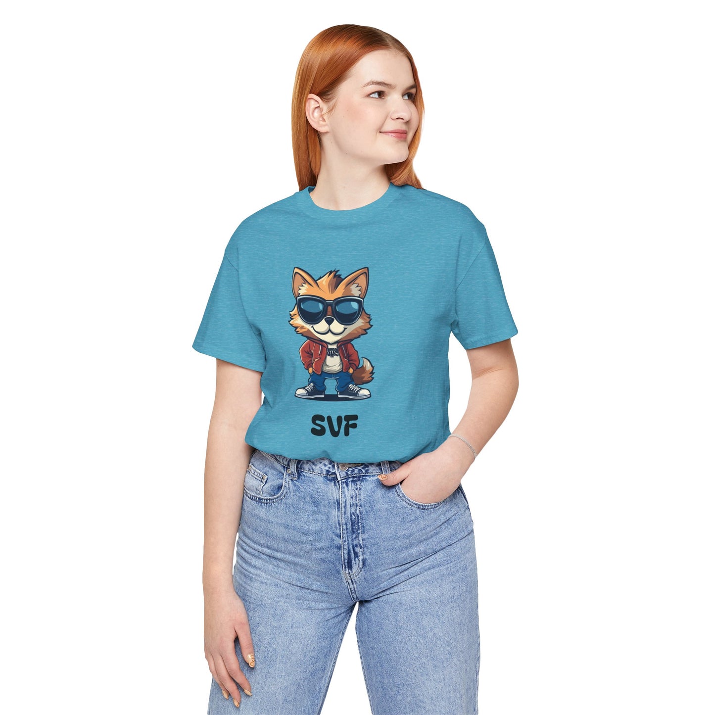 Cool Graphic Tee: Sun Valley Fox Nation, Fun Casual Wear,  Unique T-Shirt