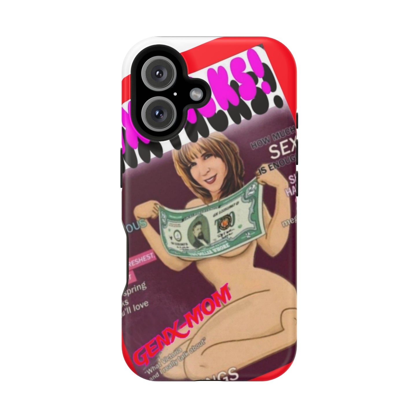 Gen X Mom-Impact-Resistant Phone Case - Retro Humor & Nostalgia