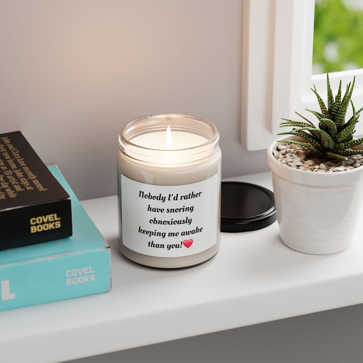 For Him or Her! "Love your snoring" Candle.