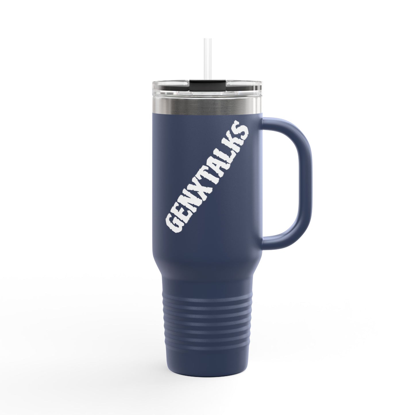 GENXTALK's Insulated Travel Mug - 40oz Red Auto Coffee Cup